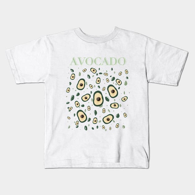 Avocado Kids T-Shirt by Vicc s.